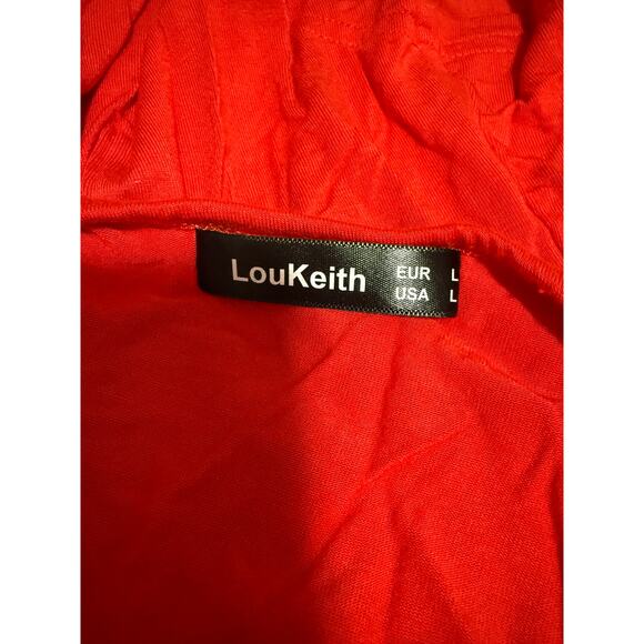 LouKeith Red Orange Minimalist Tank Top - Size Large - Picture 2 of 6